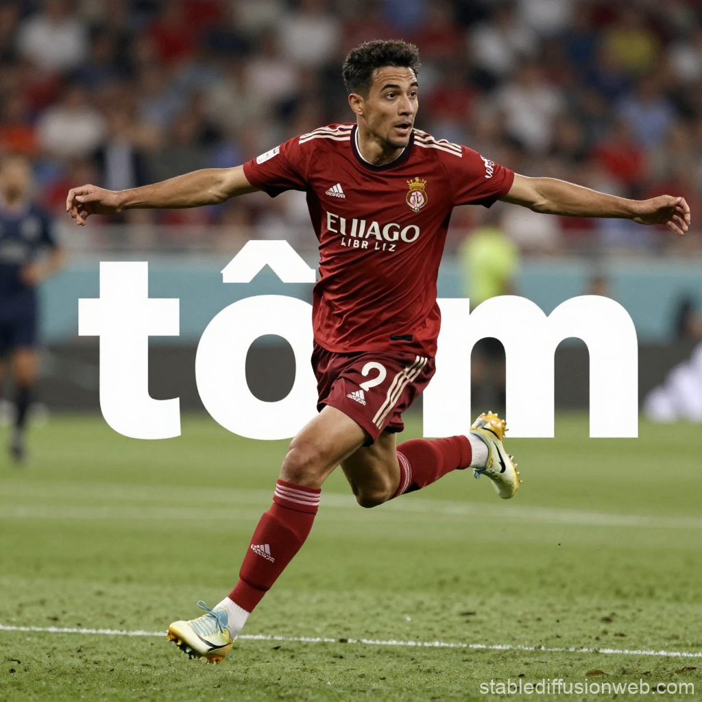 Soccer Player in Action on the Field