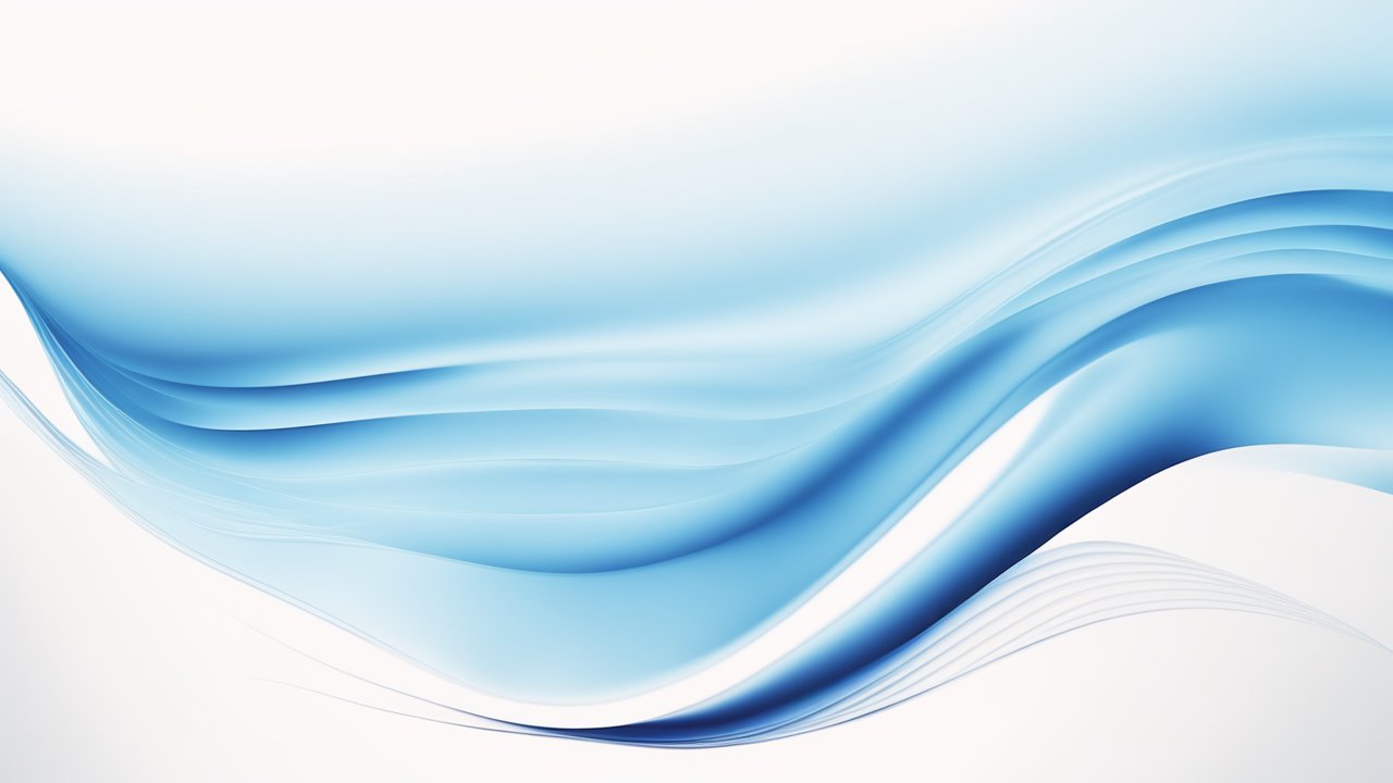 Soft Blue Gradient Abstract Swoosh