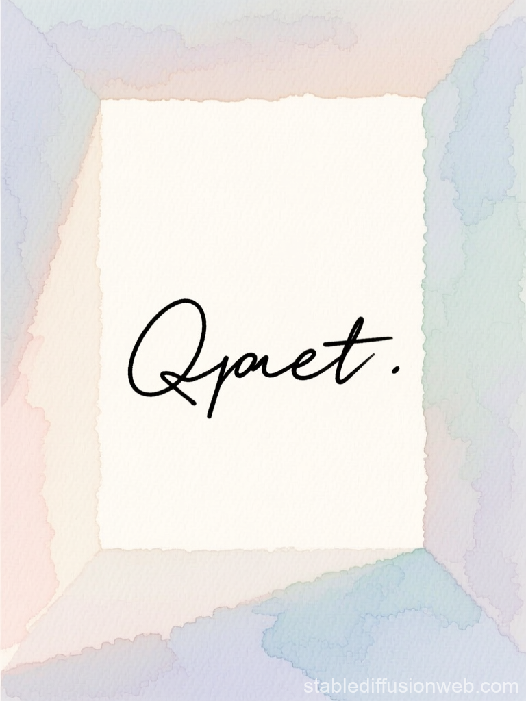 Soft Watercolor Quiet Space