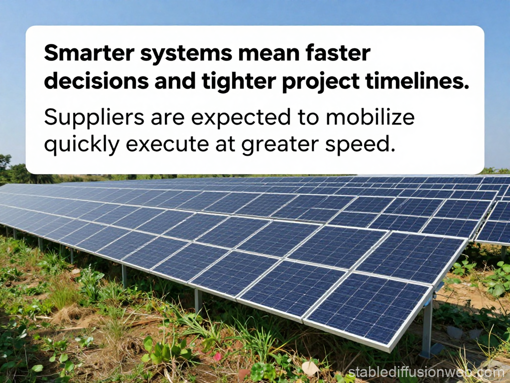 Solar Panels Highlighting Smarter Systems for Faster Project Execution