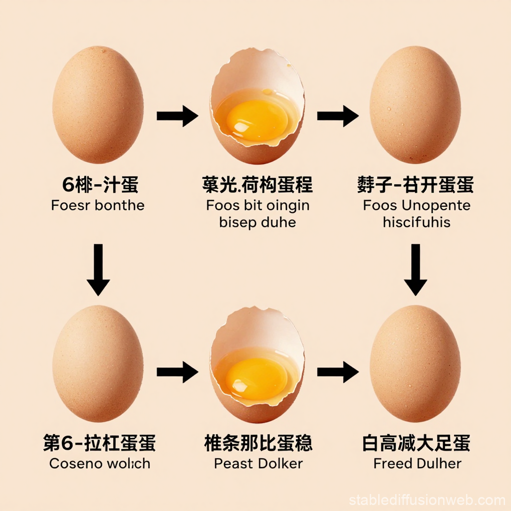 Step-by-Step Guide to Eggs with Labels
