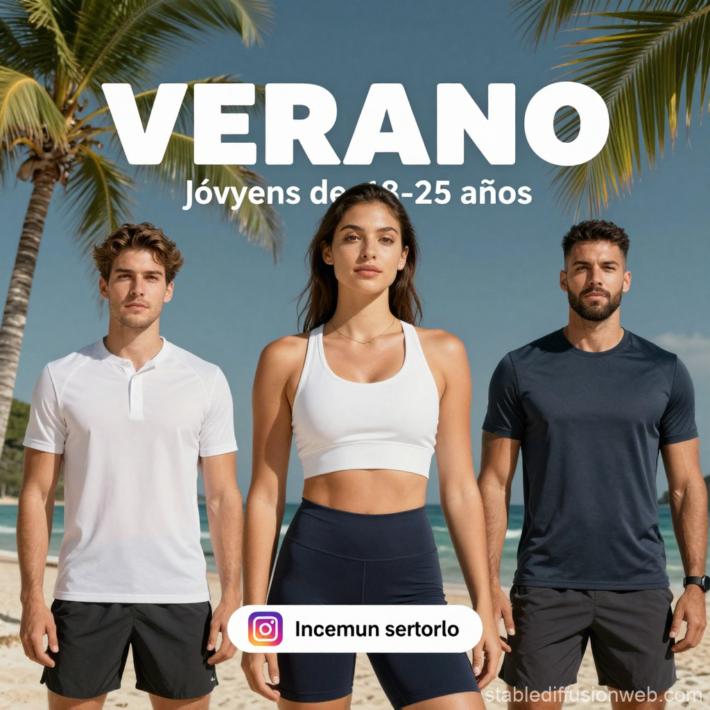 Summer Sportswear Campaign for Youth Ages 18-25