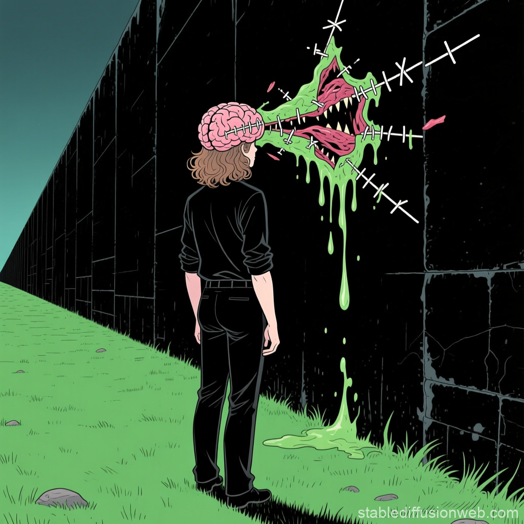 Surreal Mind Unleashing a Monstrous Vision