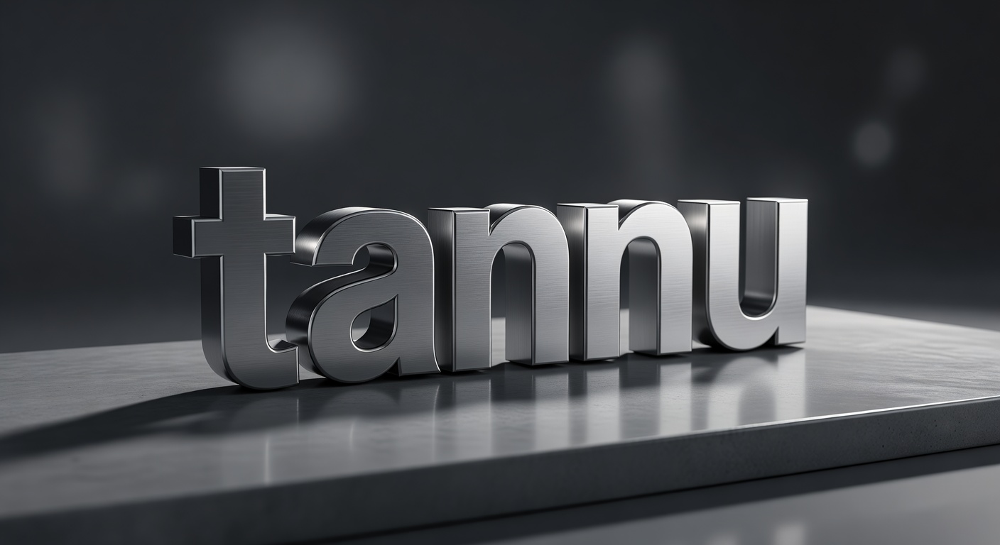 Tannu 3D Logo Design