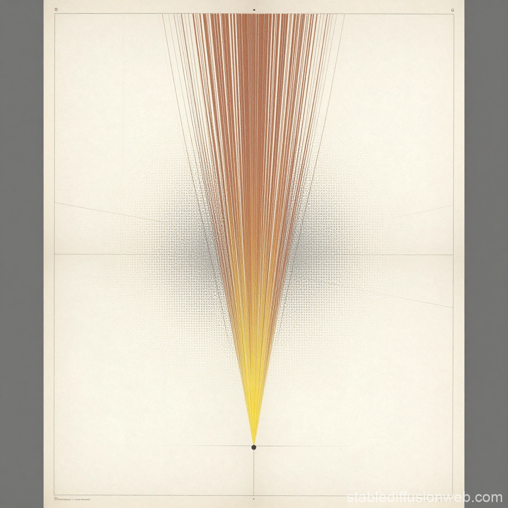 Technical Modernist Laser Target Diagram