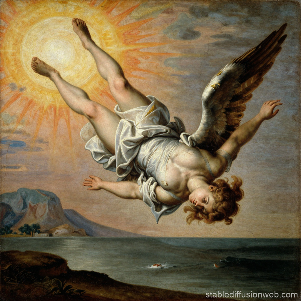 The Fall of Icarus from Greek Mythology
