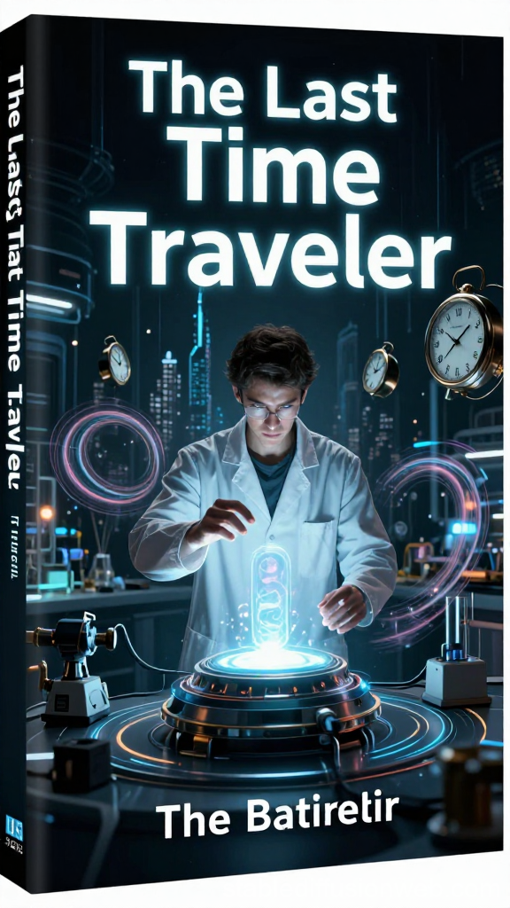 The Last Time Traveler Sci-Fi Book Cover