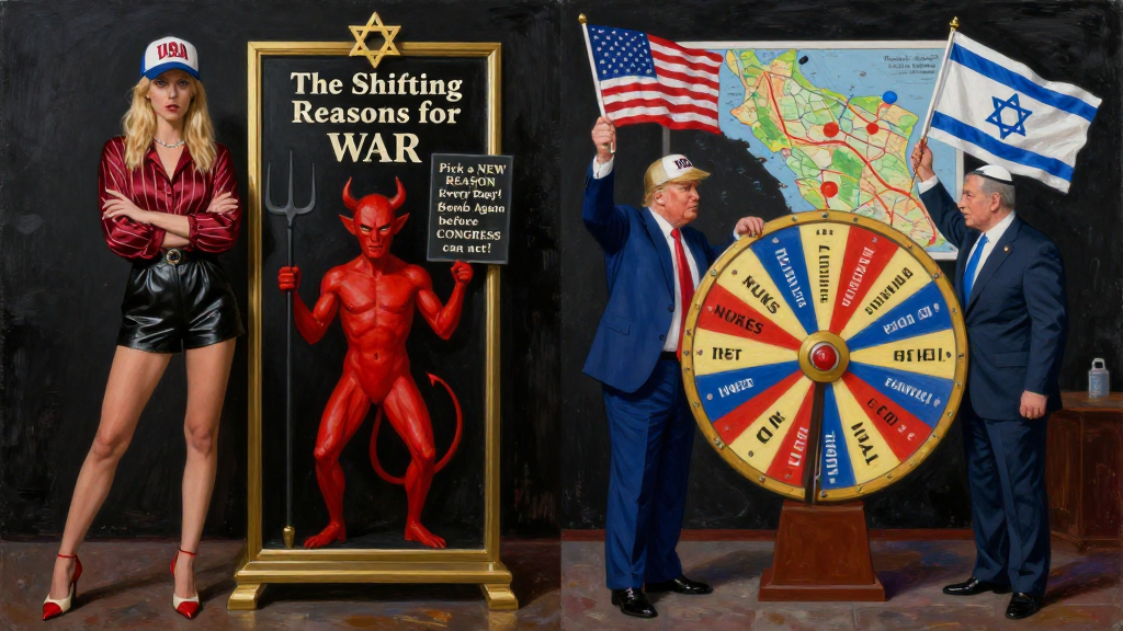The Shifting Reasons for War - Political Satire