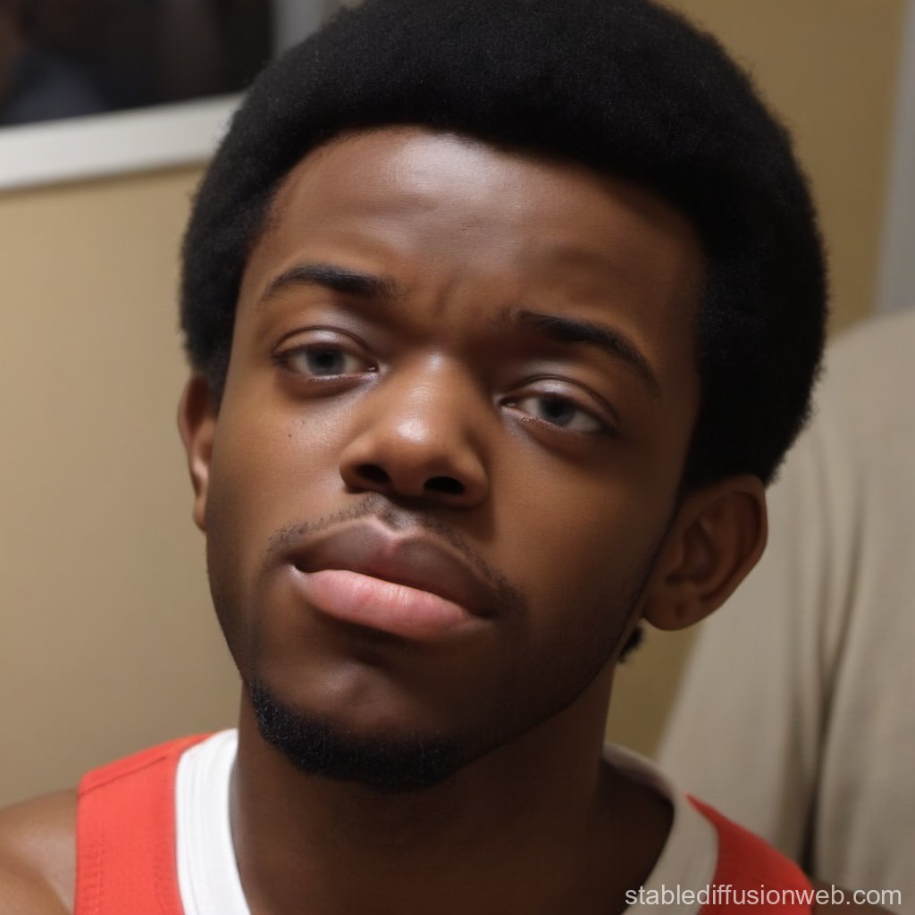 Thoughtful Young Man Portrait