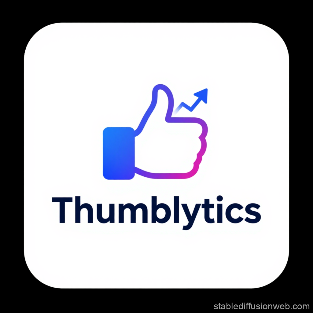 Thumbs Up Icon with Growth Arrow for Thumblytics