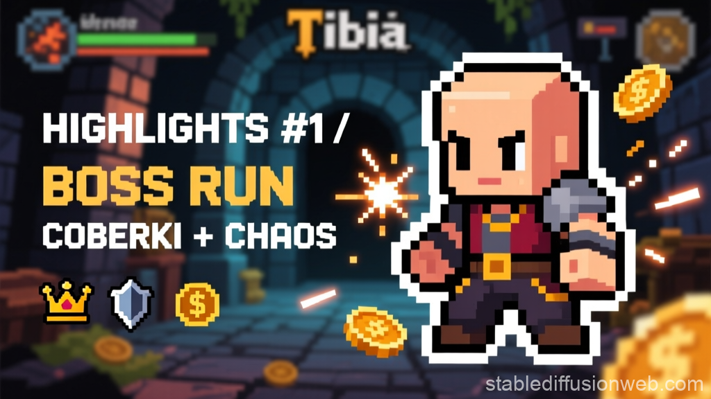 Tibia Pixel Art Boss Run Highlights Thumbnail