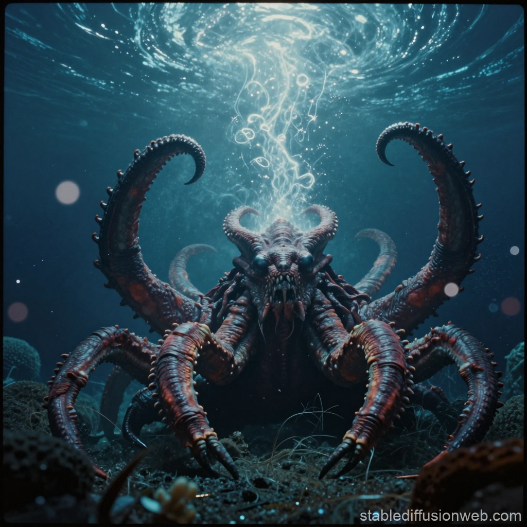 Titanic Kraken Sea Beast Underwater