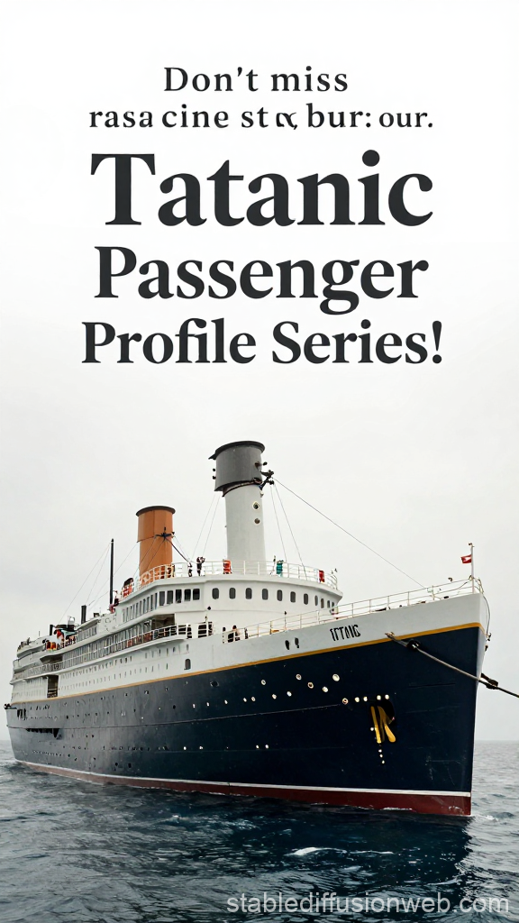 Titanic Passenger Profile Series Announcement