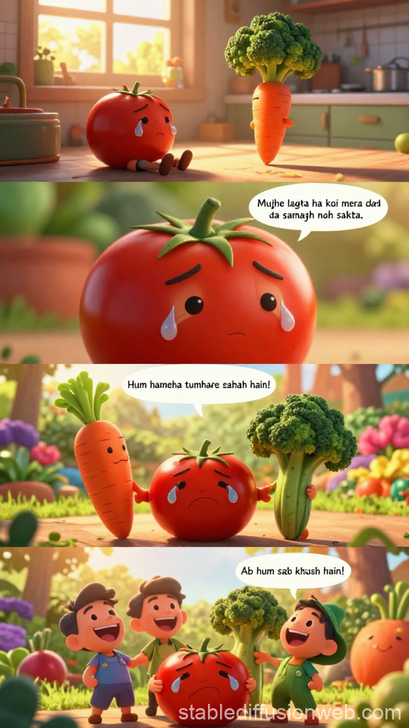 Tomato Finds Friendship and Comfort
