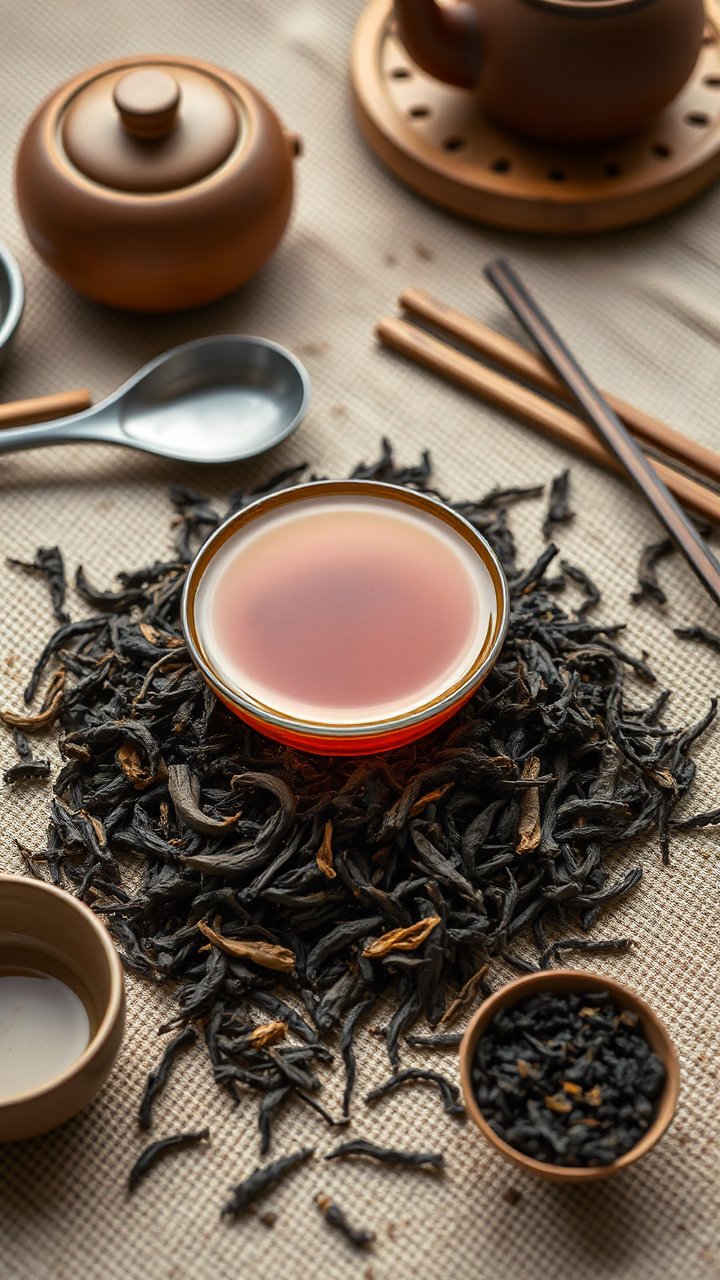 Traditional Chinese Tea Set with Loose Leaf Tea
