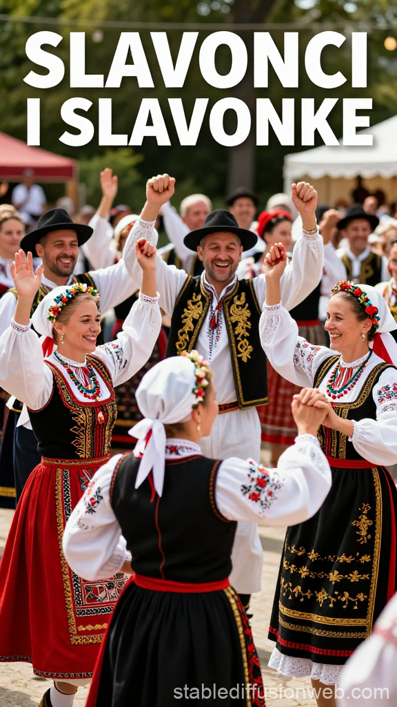 Traditional Slavonian Folk Dance Celebration