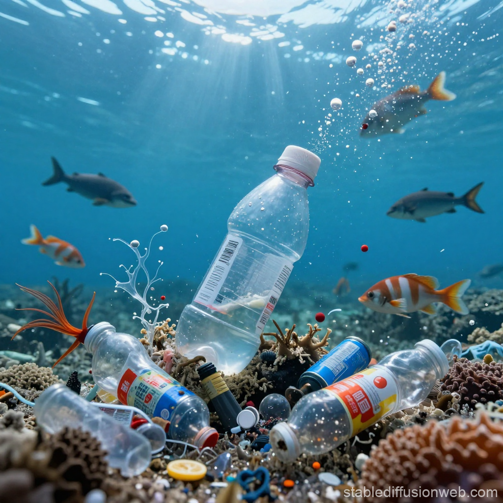 Underwater Plastic Pollution Devastating Marine Life