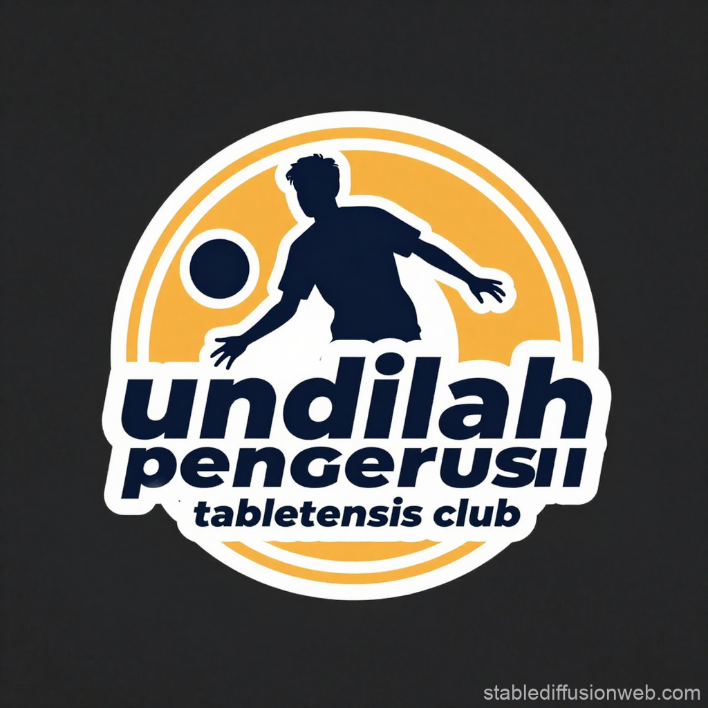 Undilah Pengerusi Table Tennis Club Logo