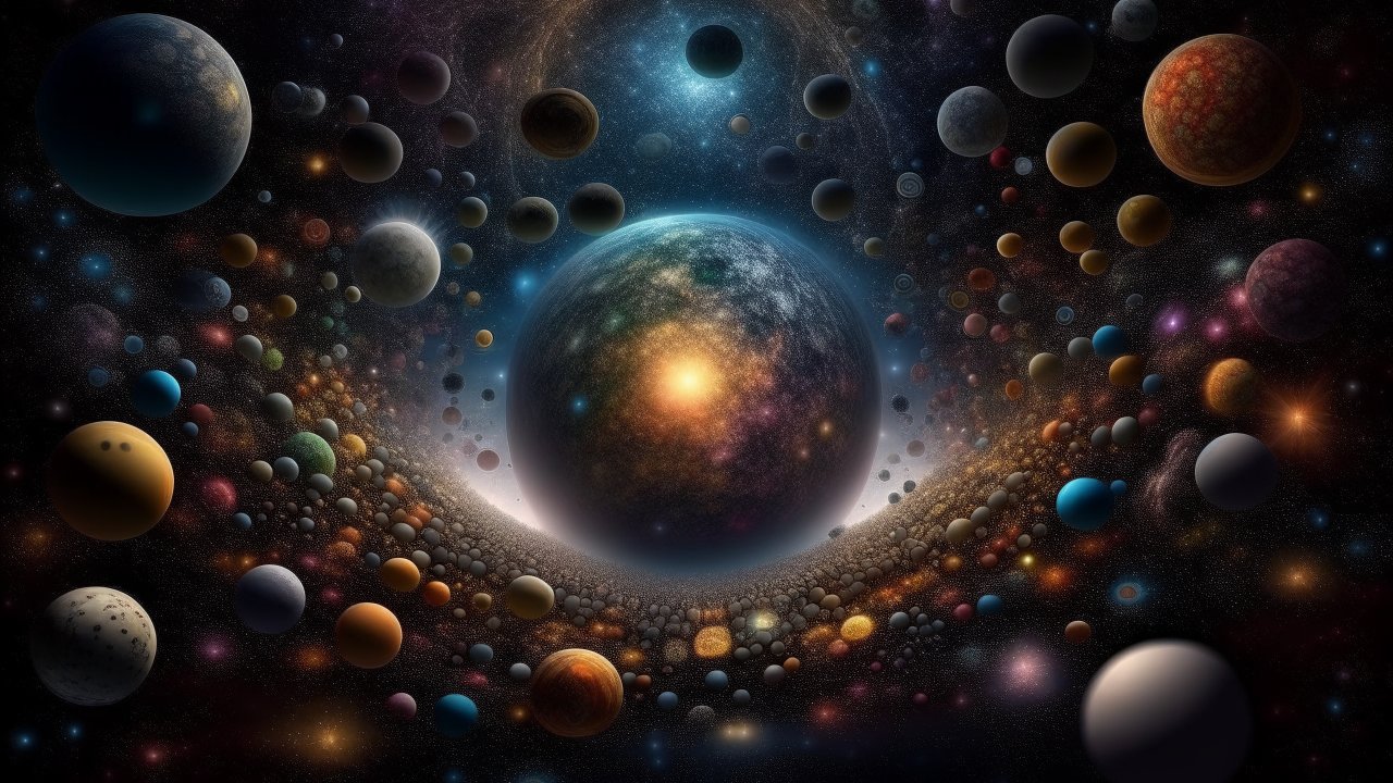 Vast Cosmic Array of Planets and Stars