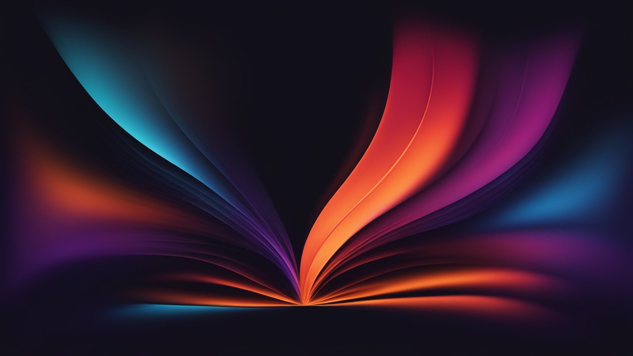 Vibrant Abstract Gradient Flow
