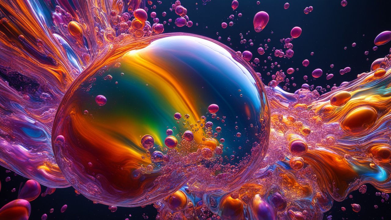 Vibrant Immiscible Liquids in Dynamic Flow