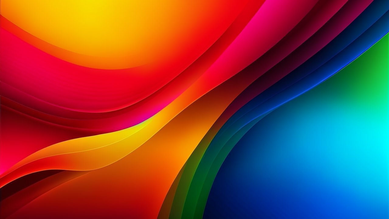 Vibrant Multicolor Gradient Abstract Background