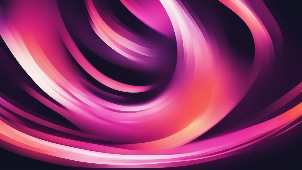 Vibrant Pink and Purple Abstract Swirls
