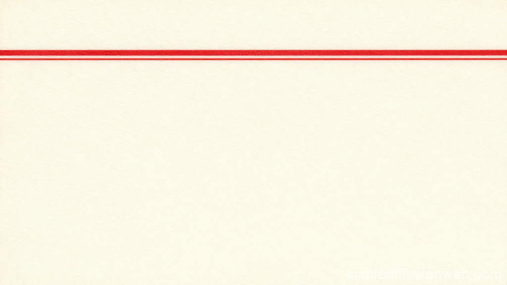 Vintage Document Background with Red Border