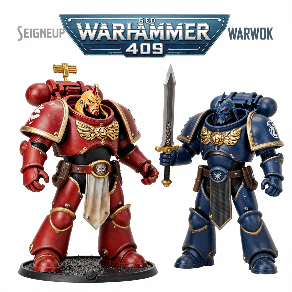 Warhammer 40K Warlord and Warwok Figures