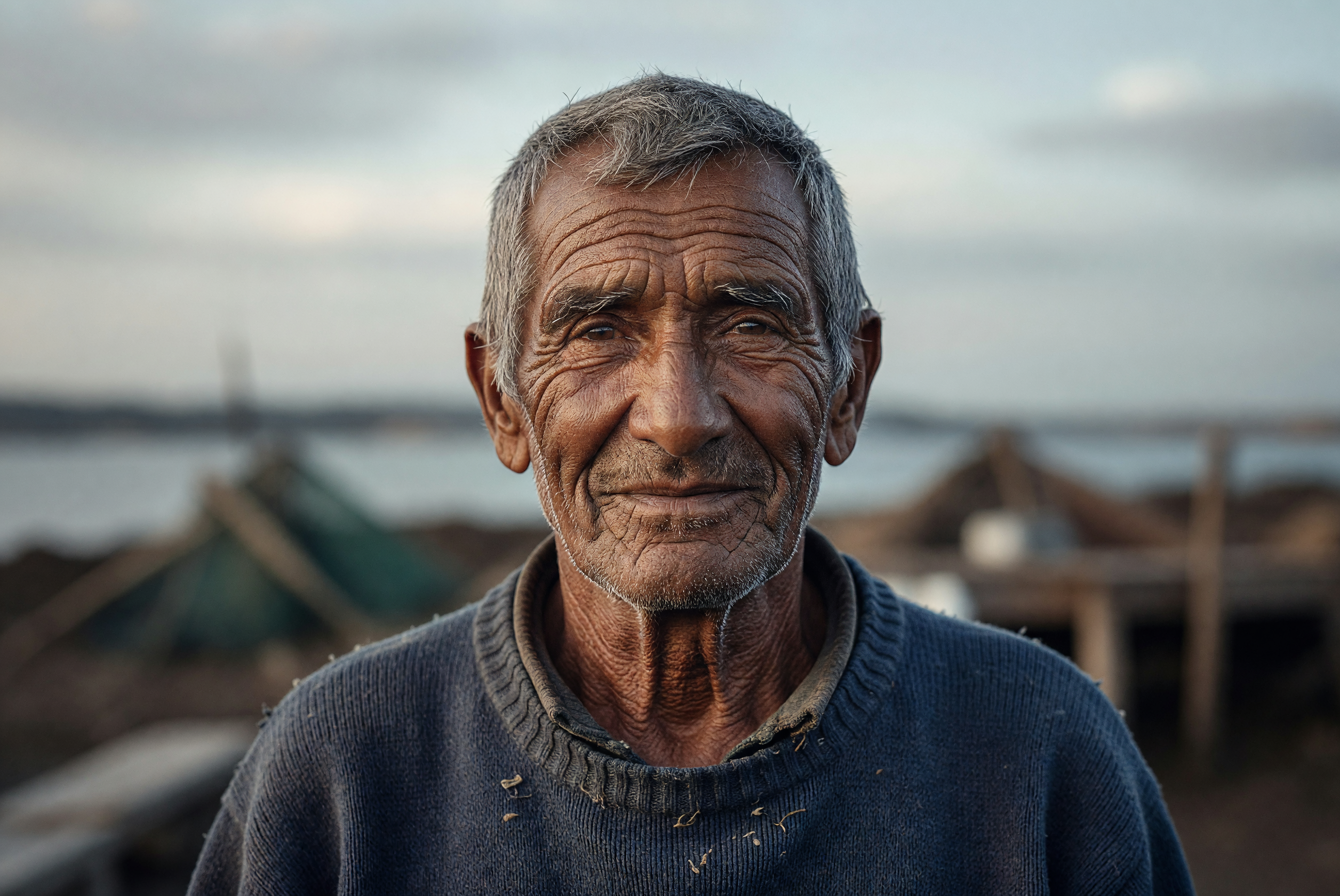 Weathered Sea Veteran with a Wise Gaze