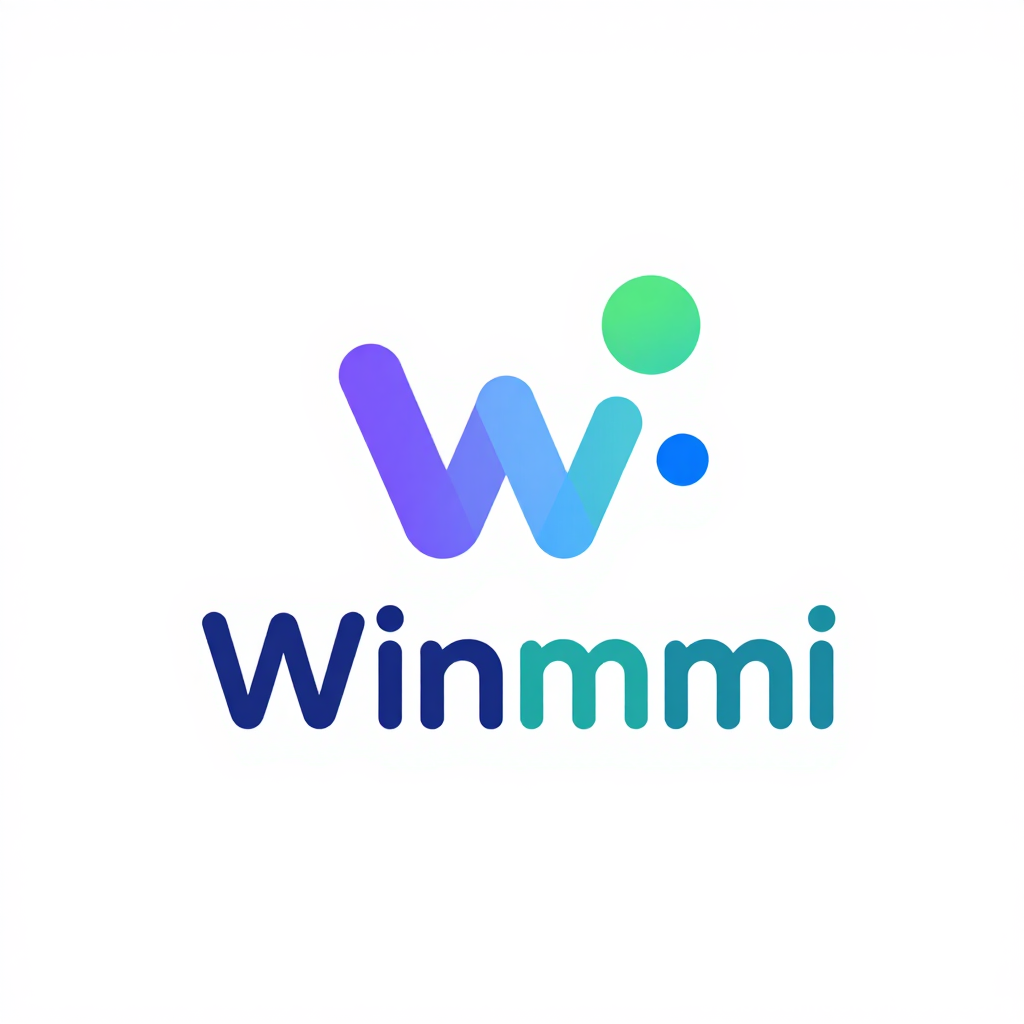 Winmmi Modern Gradient Logo Design