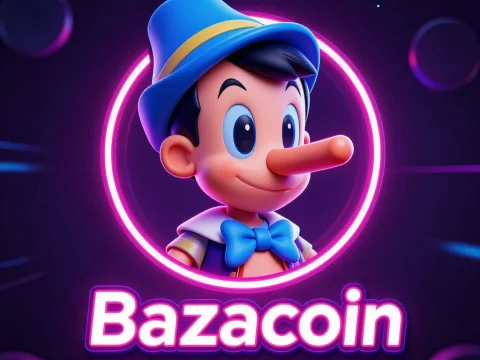 3D Render of Pinocchio Character for Bazacoin Logo