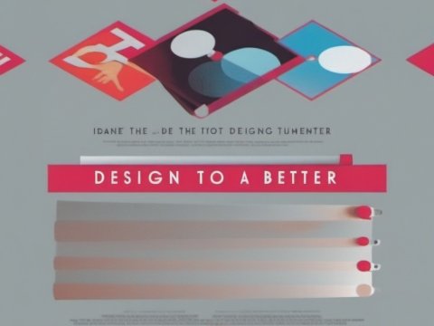 Abstract Design Concept with Bold Typography