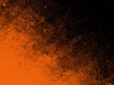 Abstract Orange and Black Gradient with Grunge Texture