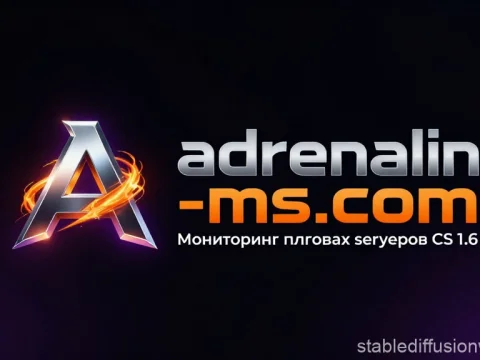 Adrenalin-ms.com Gaming Server Logo with Fiery A