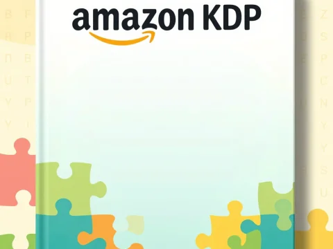 Amazon KDP Puzzle Book Cover Design