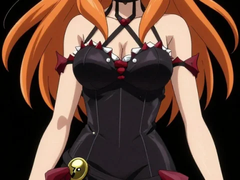 Anime Character Orihime Inoue in Gothic Dress