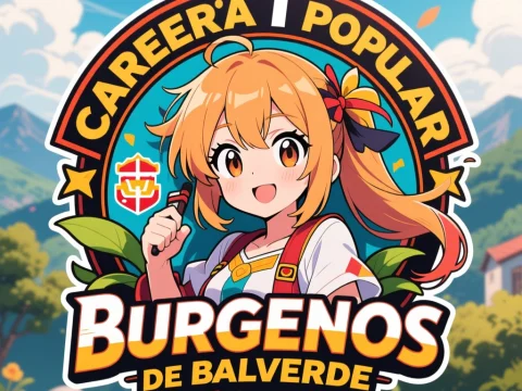 Anime Style Logo for Burgenos de Balverde