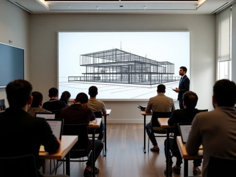 Architectural Presentation in Modern Classroom
