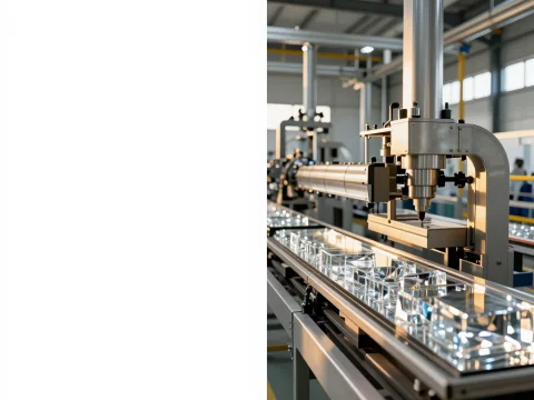 Automated Crystal Manufacturing Machine in Factory