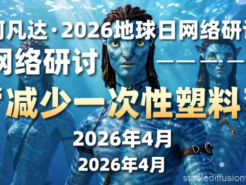Avatar Characters Promoting 2026 Earth Day Seminar on Reducing Single-Use Plastics