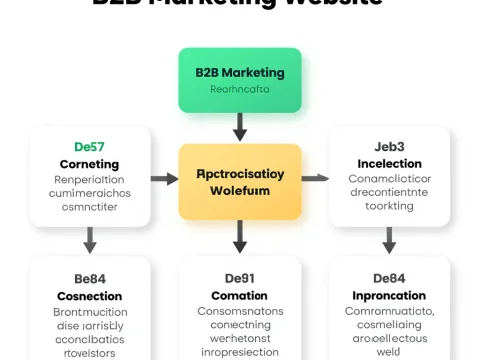 B2B Marketing Website Workflow Diagram