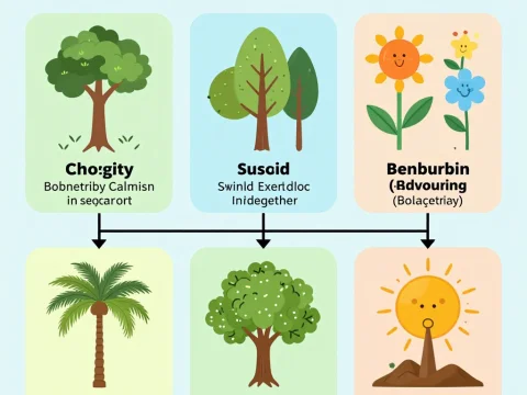 Biodiversity Threats Illustrated Diagram