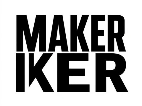 Bold Solid Font Business Logo