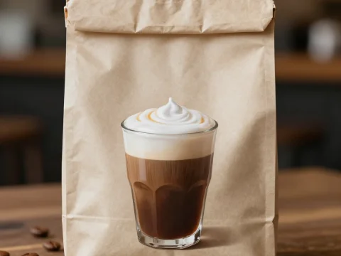 Cappuccino Coffee Bag with Creamy Foam