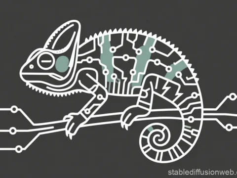 Chameleon Integrated with Electrical Circuit Design