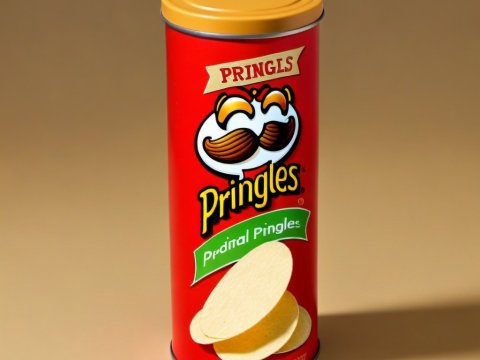 Classic Pringles Can with Original Flavor Chips