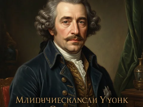 Classical Portrait of a Gentleman in 18th Century Attire