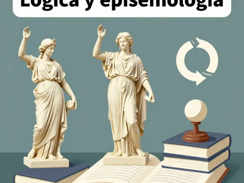 Classical Statues and Books Representing Logic and Epistemology