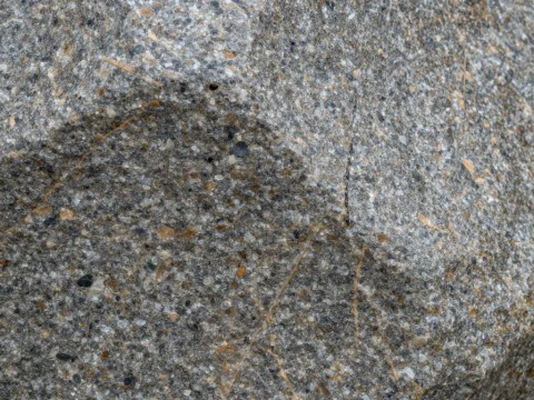 Close-up Macro of Granite Boulder Texture
